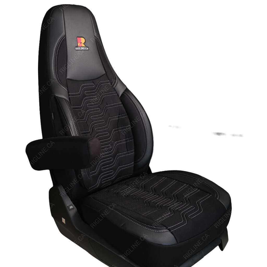 Volvo VNL 760 & 860 Leather & Cloth Seat Cover