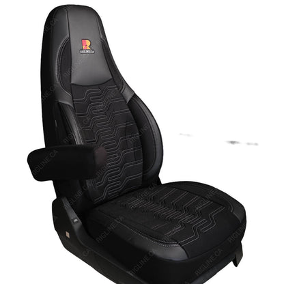 Volvo VNL 760 & 860 Leather & Cloth Seat Cover
