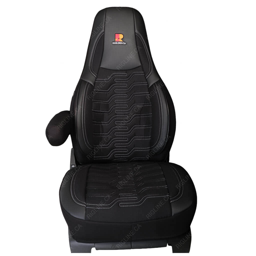 Volvo VNL 760 & 860 Leather & Cloth Seat Cover