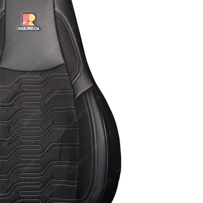 Volvo VNL 760 & 860 Leather & Cloth Seat Cover