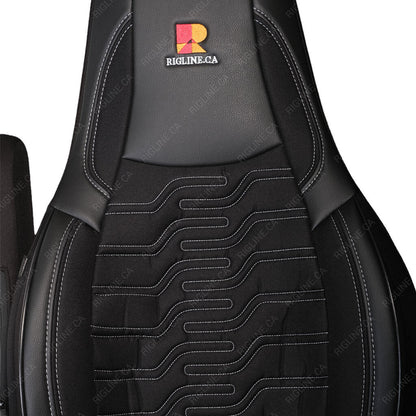 Volvo VNL 760 & 860 Leather & Cloth Seat Cover
