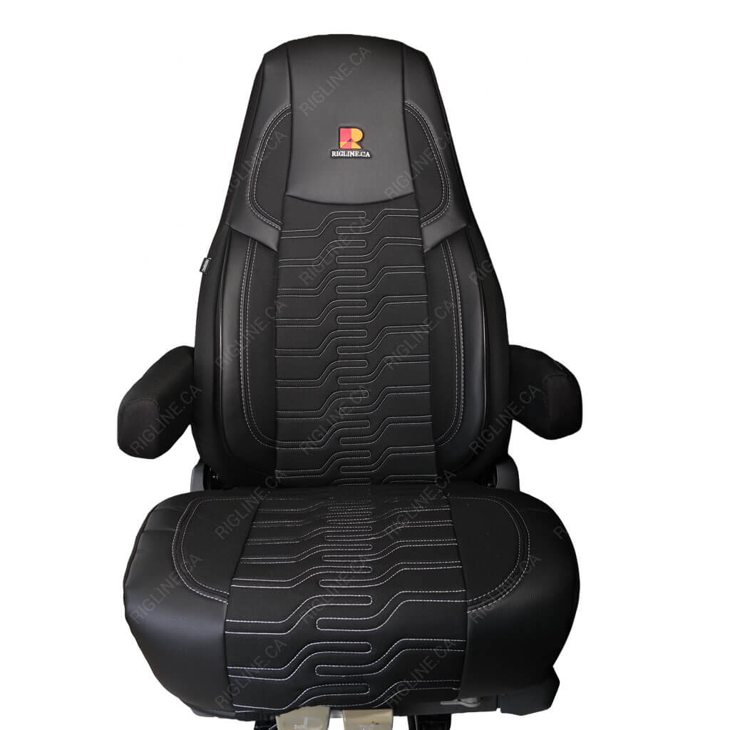 Freightliner Cascadia 2019-2025 33" Leather & Cloth Seat Cover