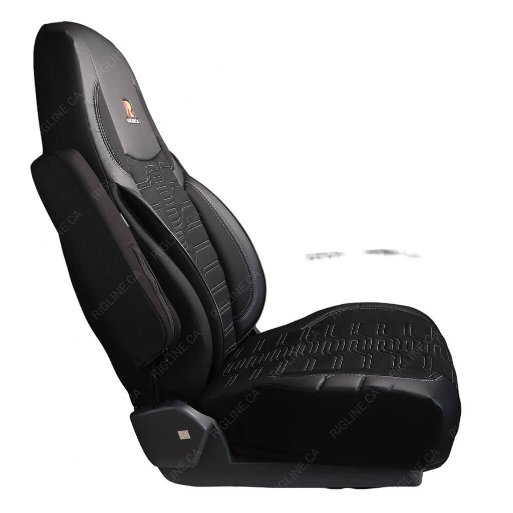 Freightliner Cascadia 2019-2025 33" Leather & Cloth Seat Cover