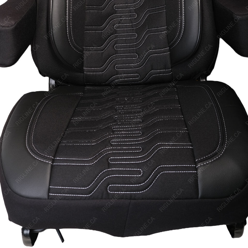 Freightliner Cascadia 2019-2025 33" Leather & Cloth Seat Cover
