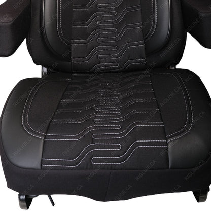 Freightliner Cascadia 2019-2025 33" Leather & Cloth Seat Cover