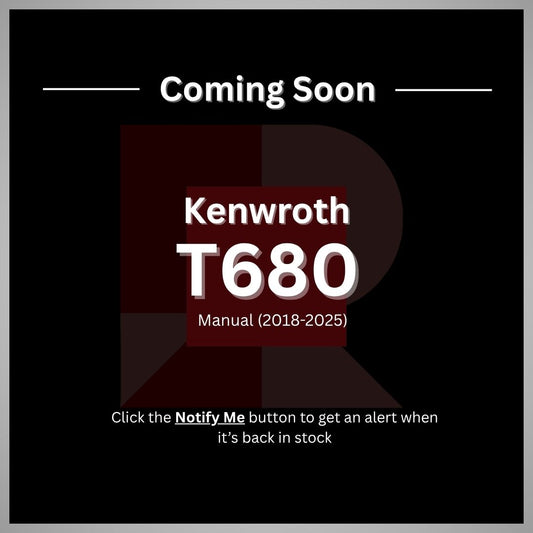 ⁠Kenwroth T680 Manual (2018-2025)